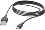 Hama Charging Cable, USB-A - Micro-USB, 3 m, black (00201588) - pcone