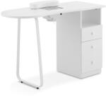 Timeless Tools Manikűrasztal, műkörmös asztal, beépített elszívóval, 3 fiókkal