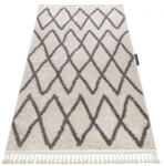 My carpet company kft My Carpet Company Berber Beni Krém Rojt Shaggy 140x190 cm Szőnyeg