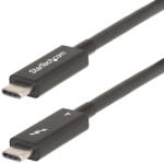 StarTech A40G2MB-TB4-CABLE Thunderbolt kábel 2 M 40 Gbit/s Fekete (A40G2MB-TB4-CABLE)