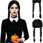 Soulima Hosszú fekete paróka - fonott (26861) - hasznos-holmik