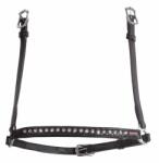 KARLSLUND 4 soros strasszal díszített ló orrszíj Karlslund Kombi fehér|fekete