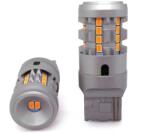 motoLEDy 2 Db LED Izzó W21W 7440 12-24V Hiba Nélkül Narancssárga 100% Canbus