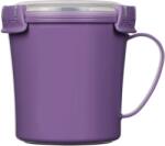  Sistema Mikrohullámú sütőben használható levesesbögre 656 ml, lila