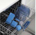 Sistema Osztott uzsonnásdoboz Ocean Bound Bento Cube joghurtos tartóval és 2 tálcával (1, 25 l), kék