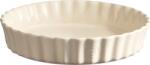 Emile Henry Formă de tartă ceramică Emile Henry, 24 cm, crem (EH026024)