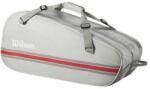 Wilson Tennisütő tartó táska 6 ütőhöz Wilson Team 2025 szürke