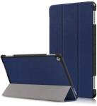  LEATHER Husă rabatabilă pentru Huawei MediaPad M5 Lite 10" albastru