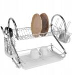 Tadar Kétszintes edényszárító, ezüst (5907558724684)