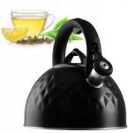 Kadax Vízforraló Fekete Gáz Indukciós 2, 5L Vízforraló Síppal Hagyományos Acél (K9751)