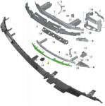 Mertt Bmw 5 G30 G31 Lökhárító Abszorber Díszléc Alsó Lökhárító Gerenda