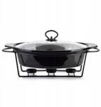 Mondex Porcelán edény melegítővel Modern Black 2, 6 L (5905771420895)