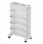  Mobil Polc Kerekeken Könyvespolc Fürdőszobai Szekrény Szervező Kocsi (3117230064011)