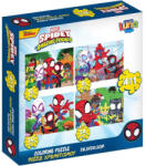 Luna Luna: Spidey 4 în 1 puzzle cu 12-15-20-24 piese (000508708) Puzzle