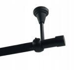 Imperia Deco Függönykarnis szimpla Mennyezeti Fém 19mm Fekete Matt 200cm Luna Kerekek Nélkül (KAR.MET. I SUFIT /19/ 200cm CZARNY LUNA SOLO)