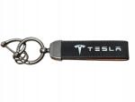 TESLA Fekete Velúr Kulcstartó Nyakpánt Tesla Model 3 Y S X Modern Ajándék
