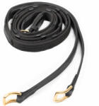 Schockemöhle Web Warendorf bőr kantár ló számára póni fekete|sárga