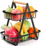 Tadar Gyümölcskosár fa nyéllel 2 szintes (5903313442411)