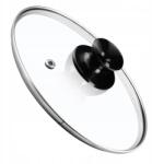 Kadax Üvegfedő 24 cm Serpenyő Fedő Univerzális Hőálló (K7888)