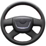 Skoda bőr kormányvédő - méretpontos, varrható kivitel Octavia Fabia Yeti (KVSK1) - royaltuning