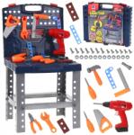 ChRLD Műhely Kofferben Barkácsasztal 2 az 1-ben Készlet Szerszámok Fúró (008-21)