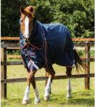 QHP Vízálló kültéri lószőnyeg nyakvédővel Premier Equine Bu kék