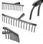 Kadax Kőgereblye Acél 14 Fogú Kerti Talajgereblye Nyél Nélkül (K10118)