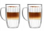 Vialli Design Magas pohár szett Tulip füllel 350 ml (8975 KOMPLET CAPPUCCINO PODWÓJNE ŚCIANKI)