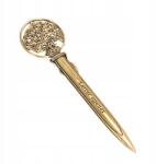  Levélvágók Retro Elegáns Könnyű Fém Kés 12.8CM Arany (10111512)