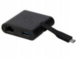 Dell Adapter DA200 Usb-c To Hdmi Usb-c VGA/D-sub RJ-45 Usb Állomás (Dell DA200 USB-C DMT1 HDMI USB 3.0 LAN)