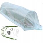 Holla Garden Fóliaalagút Mini Kerti Üvegház 4m Védőfólia 400x60 cm 2, 4 m2 (ms4)