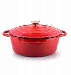 Mondex Öntöttvas zománcozott libasütő Piros 4, 7 L (5905771405878)