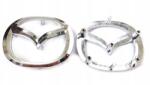  Mazda kormánybélyegző - Embléma 57 mm 45 mm, Ezüst, Új