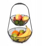 Tadar Gyümölcskosár kétszintes fém Hiro (5903313408882)