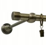 ESTAdeco Függönykarnis Szimpla Arany 16mm Light Luna 280cm (Karnisz I 16mm Złoto Antyk Light LUNA)