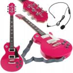 Nobo Kids Elektromos Rock Gitár Mikrofonnal, Karaoke Funkcióval, Gyerekeknek Dallamok és Alapok (CH-261091)