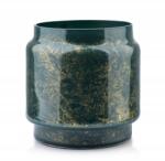 Mondex Cristie dekoratív üveg váza, zöld (5902643383319)