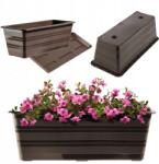 Kadax Erkélydoboz 40cm Virágtartó Állvány Erkély Virágágyás (K9038)