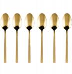 KULIG Elegáns 6 db-os teáskanál szett arany dobozban (29507)