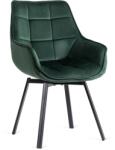 Klubfotel Forgó étkezőszék LUNA sötétzöld