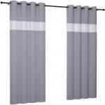 NOW-ART Kész függöny, sima, 145x230 cm, gyűrűs, cirkónia kövekkel díszített, függöny karikákkal (Zasłonki butelkowa zieleń grafit)