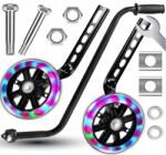 Nobo Kids Oldalsó kerekek kerékpárhoz LED-es támasztó bot tartó vezetősín a vezetés tanulásához (CH-235458 + CH-235479)