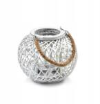  Dekorációs fonott lampion Lucie White 22cm