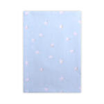 Lorelli lepedő 150x100cm - Train Blue - aprotalpak