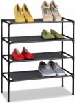 Relaxdays Cipősszekrény Relaxdays 62 x 68 x 28 cm fekete