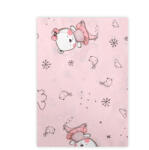 Lorelli lepedő 150x100cm - Pink Ballerina Bear