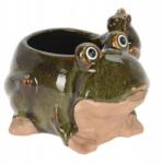 ProGarden Kerti Porcelán Virágtartó Dekoratív Erkélyre Béka 15 X 11 CM (8721037008327)
