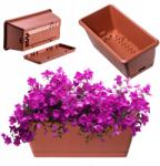 Kadax Erkélydoboz 40cm Virágtartó Állvány Erkély Virágágyás (K8035)