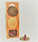 Song of India Füstölő 20 kúpos fém talppal Zsálya mentával (Dosha Kapha) Lu (SOISZM)