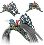 Kadax Akasztós Fali Tartó Kerti Tömlő Öntöttvas Erős Dekoratív Kakas (K10068)